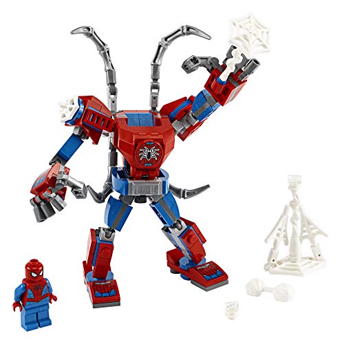 LEGO - Marvel Spider-Man: Spider-Man Mech 76146 - Juguete de construcción, superhéroe, armadura robótica y minifigura, para niños (152 unidades)