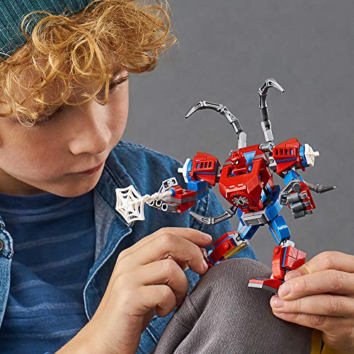 LEGO - Marvel Spider-Man: Spider-Man Mech 76146 - Juguete de construcción, superhéroe, armadura robótica y minifigura, para niños (152 unidades)