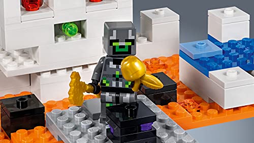 LEGO Minecraft - La Calavera de la Lucha, Set de Construcción de Juguete Creativo del Videojuego con Muñecos para Niños y Niñas de más de 8 Años (21145)