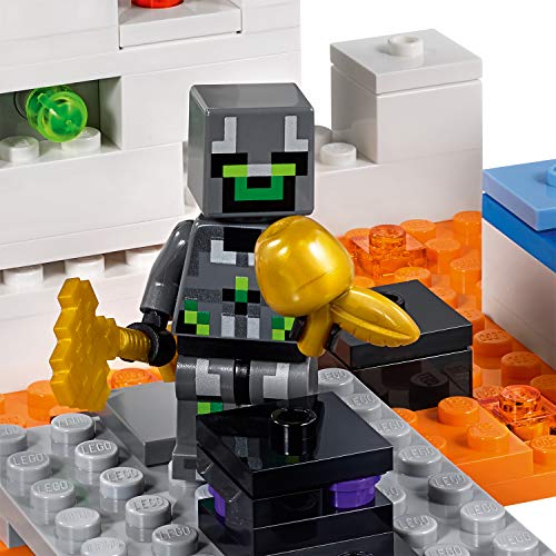 LEGO Minecraft - La Calavera de la Lucha, Set de Construcción de Juguete Creativo del Videojuego con Muñecos para Niños y Niñas de más de 8 Años (21145)