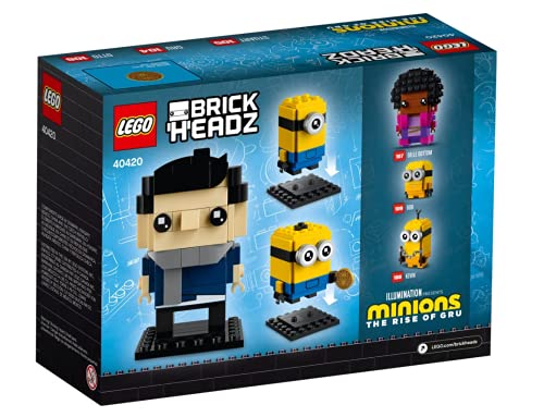 LEGO Minions Brickheadz Gru, Stuart y Otto Set 40420