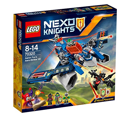 Lego Nexo Knights - Aaron's Aero Striker, Juegos de construcción, 301 Piezas (70320)