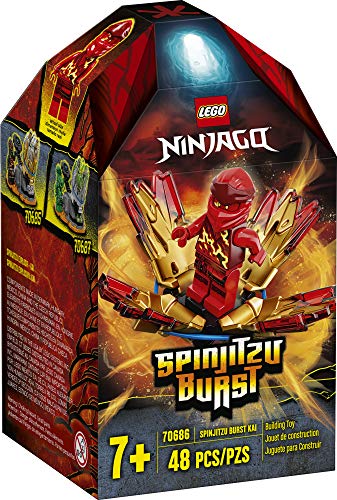 LEGO Ninjago 70686 - Spinjitzu Burst Spinner Kai rojo (48 piezas)