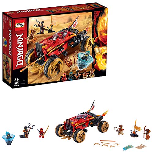 LEGO Ninjago - Catana 4 x 4 Juguete de construcción de Vehículo Ninja, el Set Incluye Minifiguras de Guerreros, Novedad 2019 (70675) , color/modelo surtido