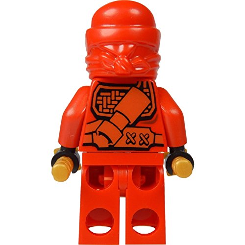 Lego Ninjago - Figura de Kai (Ninja roja) con Espada y Dos catanas (Espadas)