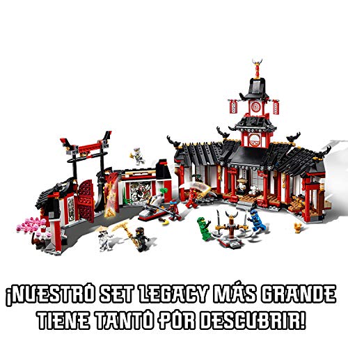 LEGO Ninjago - Monasterio del Spinjitzu, juguete creativo e imaginativo de construcción con templo para aventuras ninja (70670)