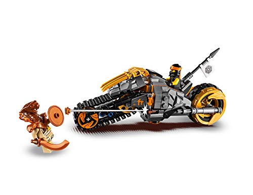 LEGO Ninjago - Moto Todoterreno de Cole Motocicleta Ninja de Juguete con Rueda de Oruga, incluye dos Minifiguras de Ninjas, Novedad 2019 (70672) , color/modelo surtido