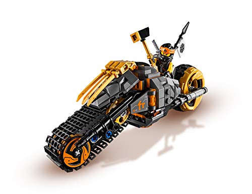 LEGO Ninjago - Moto Todoterreno de Cole Motocicleta Ninja de Juguete con Rueda de Oruga, incluye dos Minifiguras de Ninjas, Novedad 2019 (70672) , color/modelo surtido