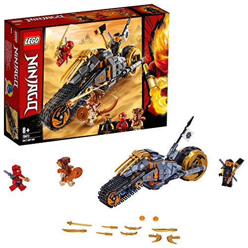 LEGO Ninjago - Moto Todoterreno de Cole Motocicleta Ninja de Juguete con Rueda de Oruga, incluye dos Minifiguras de Ninjas, Novedad 2019 (70672) , color/modelo surtido