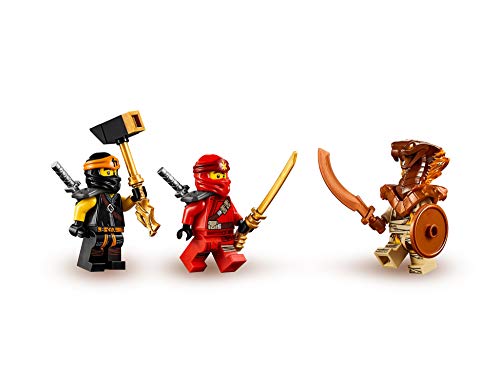 LEGO Ninjago - Moto Todoterreno de Cole Motocicleta Ninja de Juguete con Rueda de Oruga, incluye dos Minifiguras de Ninjas, Novedad 2019 (70672) , color/modelo surtido