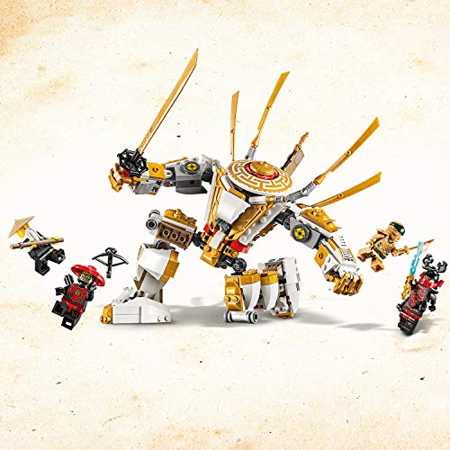 LEGO Ninjago - Robot Dorado, Juguete de Construcción con Figura de Acción, Incluye a Lloyd, Wu y el general Kozu, a Partir de 8 Años (71702) , color/modelo surtido