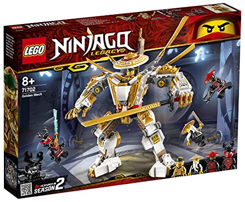 LEGO Ninjago - Robot Dorado, Juguete de Construcción con Figura de Acción, Incluye a Lloyd, Wu y el general Kozu, a Partir de 8 Años (71702) , color/modelo surtido