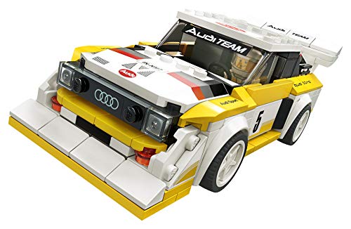 LEGO Speed Champions 76897 - 1985 A-u-d-i Sport Quattro S1 Amarillo / Blanco (250 Piezas)