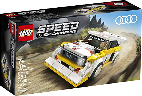 LEGO Speed Champions 76897 - 1985 A-u-d-i Sport Quattro S1 Amarillo / Blanco (250 Piezas)