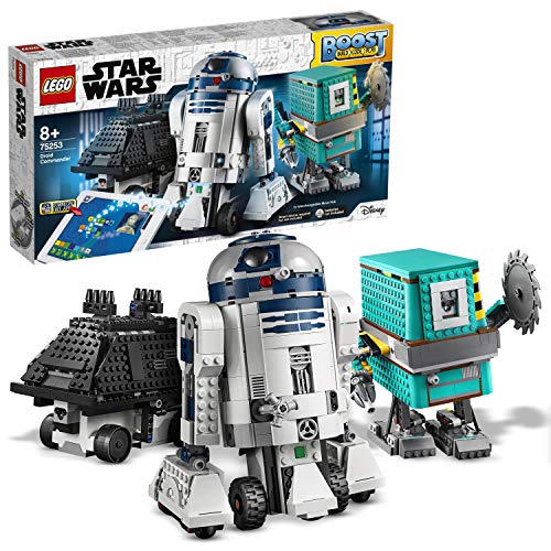 LEGO Star Wars Boost - Comandante Droide, Juguete de Construcción con 3 Robots Controlados por App, con R2-D2, Incluye sensor de distancia, motor y bluetooth, Set robótico programable (75253)