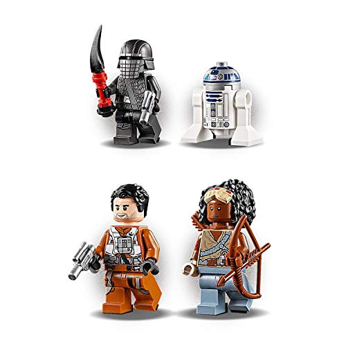 LEGO Star Wars - Caza Ala-X de Poe Dameron, Juguete de Construcción Inspirado en la Guerra de las Galaxias, Incluye 3 Minifiguras de Personajes de la Saga y a R2D2 (75273)