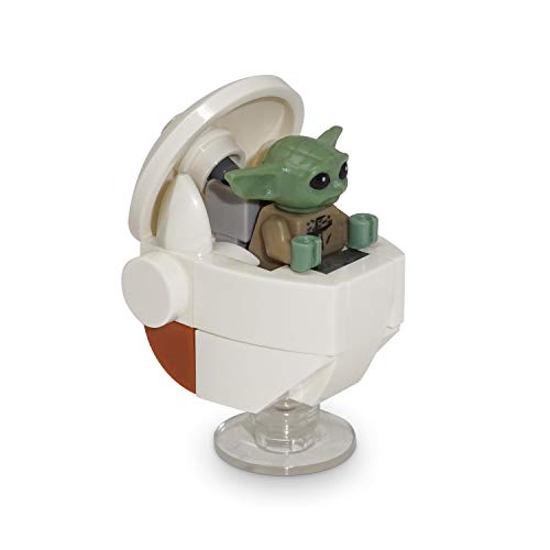 LEGO Star Wars Mandalorian The Child Minifigura Baby Yoda - Bebe Grogu Mandalorian con transportador