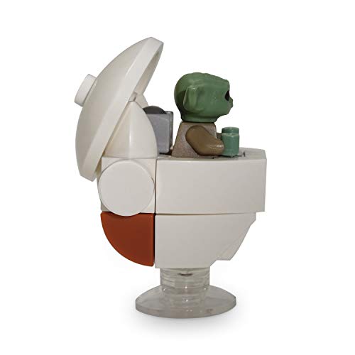 LEGO Star Wars Mandalorian The Child Minifigura Baby Yoda - Bebe Grogu Mandalorian con transportador