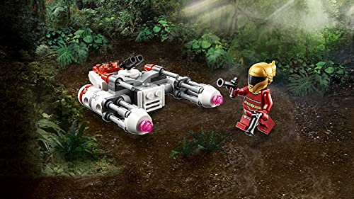 LEGO Star Wars - Microfighter: Ala-Y de la Resistencia, Juguete de la Película Guerra de las Galaxias Episodio 9, con Torreta Giratoria, Incluye Minifigura de Zorii Bliss (75263)