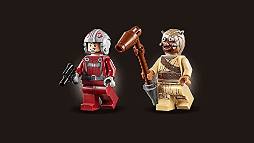 LEGO Star Wars - Microfighters: Saltacielos T-16 vs. Bantha, Juguete de La Guerra de las Galaxias una Esperanza, Incluye Minifigura de Piloto, un Bandido y Bantha (75265)