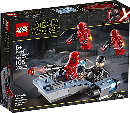 LEGO Star Wars Sith Troopers Battle Pack 75266 Stormtrooper Speeder Kit de construcción de vehículos, nuevo 2020 (105 piezas)