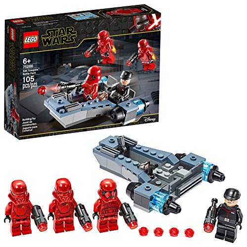 LEGO Star Wars Sith Troopers Battle Pack 75266 Stormtrooper Speeder Kit de construcción de vehículos, nuevo 2020 (105 piezas)