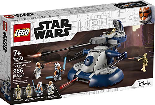 LEGO Star Wars: The Clone Wars Armored Assault Tank (AAT) 75283 Building Kit, Awesome Construction Toy for Kids with Ahsoka Tano Plus Battle Droid Action Figures, New 2020 (286 Pieces)