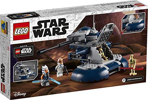 LEGO Star Wars: The Clone Wars Armored Assault Tank (AAT) 75283 Building Kit, Awesome Construction Toy for Kids with Ahsoka Tano Plus Battle Droid Action Figures, New 2020 (286 Pieces)