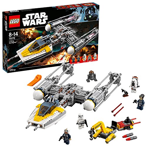 LEGO Star Wars - Y-Wing Starfighter, Juguete de Construcción de Nave Espacial para Recrear Aventuras de la Guerra de las Galaxias (75172)