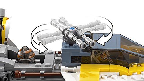 LEGO Star Wars - Y-Wing Starfighter, Juguete de Construcción de Nave Espacial para Recrear Aventuras de la Guerra de las Galaxias (75172)