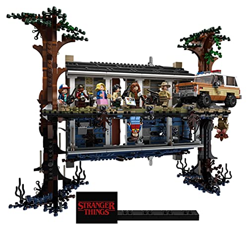 LEGO Stranger Things - Mundo del revés, Set de construcción de la casa de Will, incluye 8 minifiguras de personajes de la serie (75810)