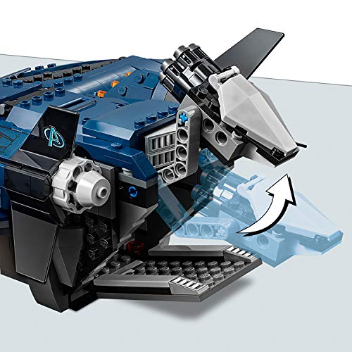 LEGO Super Heroes - Quinjet Definitivo de los Vengadores, Avión de Combate para Recrear las Aventuras de los Avengers (76126)