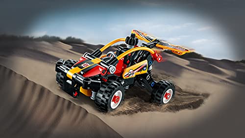 LEGO Technic - Buggy, Set de Construcción 2 en 1 de Coche de Carreras y Todoterreno de Exploración Naranja con Sistema de Suspensión, a Partir de 7 Años (42101)