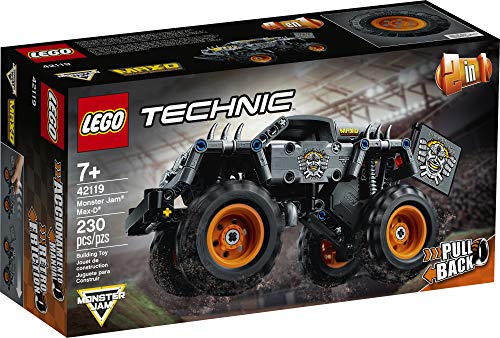 LEGO Technic Monster Jam Max-D 42119 Model Building Kit for Boys and Girls Who Love Monster Truck Toys, New 2021 (230 Pieces)