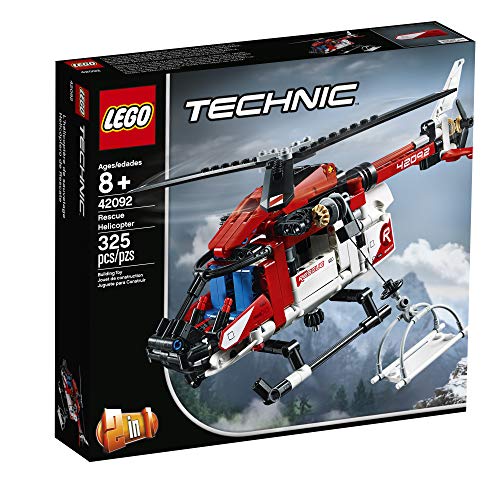 LEGO Technic Rettungs-Helicopter 42092 Bauset, Neu 2019 (325 Teile)