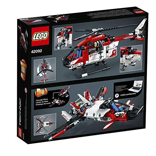 LEGO Technic Rettungs-Helicopter 42092 Bauset, Neu 2019 (325 Teile)