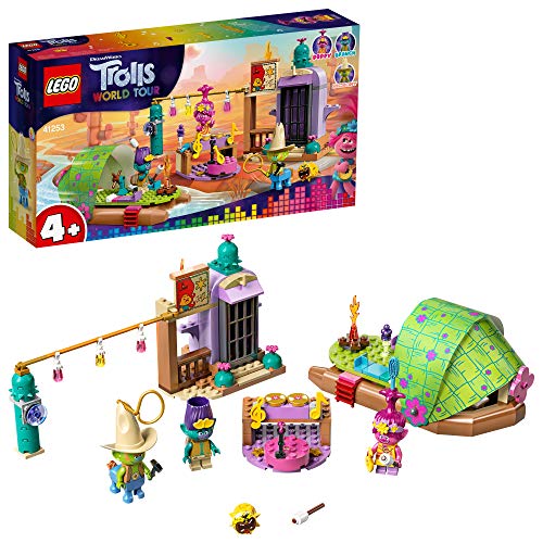 LEGO Trolls - Aventura en Balsa en Lonesome Flats, Set de Construcción de Barca con Minifiguras de Personajes de la Película, Incluye a Poppy, Branch y Hicory (41253)