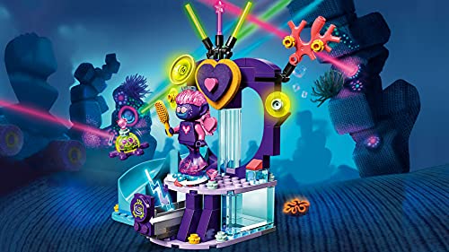 LEGO Trolls - Fiesta de Baile en Techno Reef, Juguete de Construcción Inspirado en la Película de Animación, Incluye Muñecos de Varios Personajes, a Partir de 5 Años (41250)