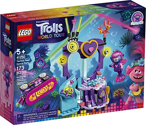 LEGO Trolls World Tour Techno Reef Dance Party 41250 Building Kit, Awesome Trolls Playset for Creative Play, New 2020 (173 Pieces)