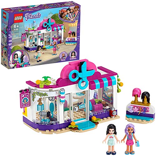 Legoo Lego Friends 41391 - Juego de peluquería de Heartlake City + 41389 - carro de hielo móvil Stephanies (a partir de 6 años)