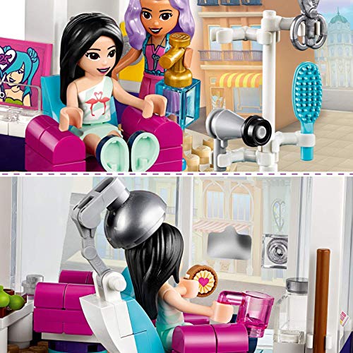 Legoo Lego Friends 41391 - Juego de peluquería de Heartlake City + 41389 - carro de hielo móvil Stephanies (a partir de 6 años)