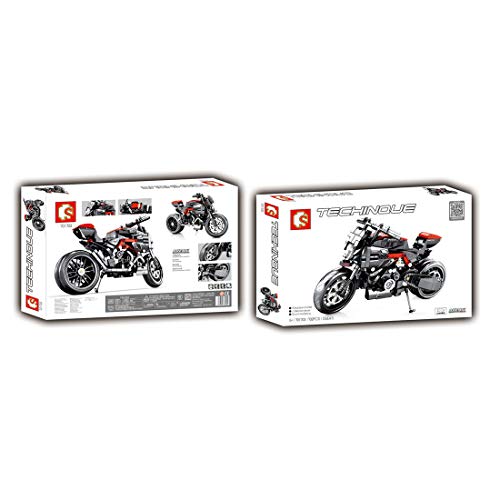 Leic Paragolpes mecánico modelo 702St. Monte el juguete de modelado para la técnica Ducati Panigale V4 R compatible con Lego 42107