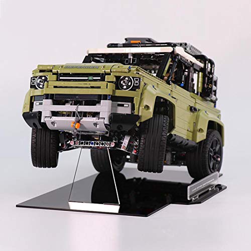 Leic Soporte de pantalla acrílica para Technic Land Rover Defender compatible con Lego 42110