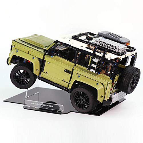 Leic Soporte de pantalla acrílica para Technic Land Rover Defender compatible con Lego 42110