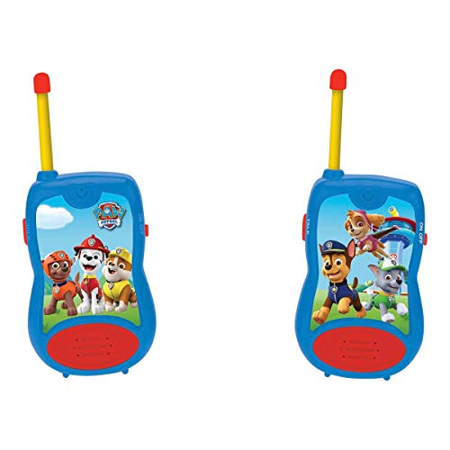 LEXIBOOK Paw Patrol Patrulla Canina-Walkie Talkies, 100 Metros, Juguete niño TW12PA, Color Azul (1)