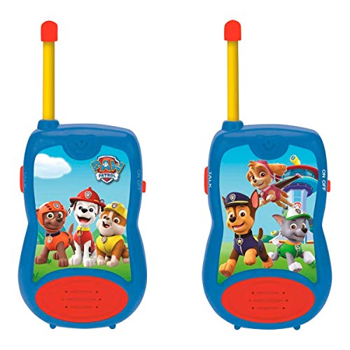 LEXIBOOK Paw Patrol Patrulla Canina-Walkie Talkies, 100 Metros, Juguete niño TW12PA, Color Azul (1)