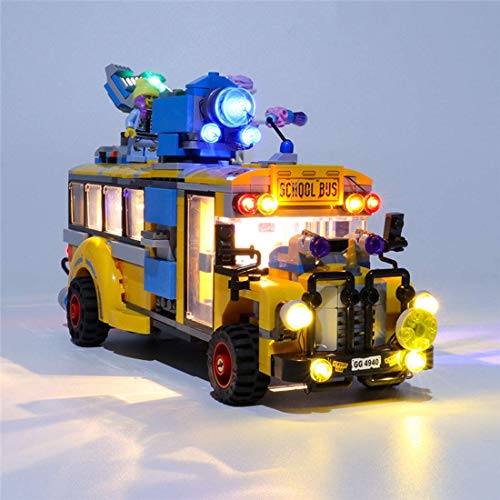 Light Set para Lego Side Hidden Paranormal Intercept Bus 3000 70423, kit de iluminación LED Compatible con 3 modos para LEGO Lado Ocultada Intercepción Paranormal Bus 3000 (modelo LEGO no incluido)