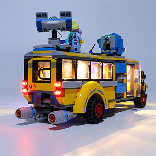 Light Set para Lego Side Hidden Paranormal Intercept Bus 3000 70423, kit de iluminación LED Compatible con 3 modos para LEGO Lado Ocultada Intercepción Paranormal Bus 3000 (modelo LEGO no incluido)