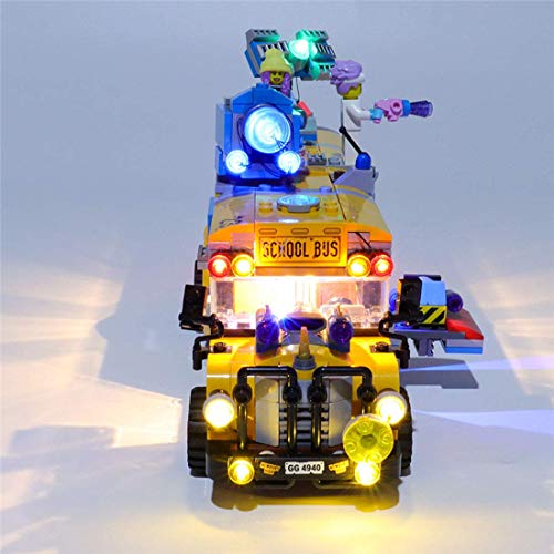 Light Set para Lego Side Hidden Paranormal Intercept Bus 3000 70423, kit de iluminación LED Compatible con 3 modos para LEGO Lado Ocultada Intercepción Paranormal Bus 3000 (modelo LEGO no incluido)