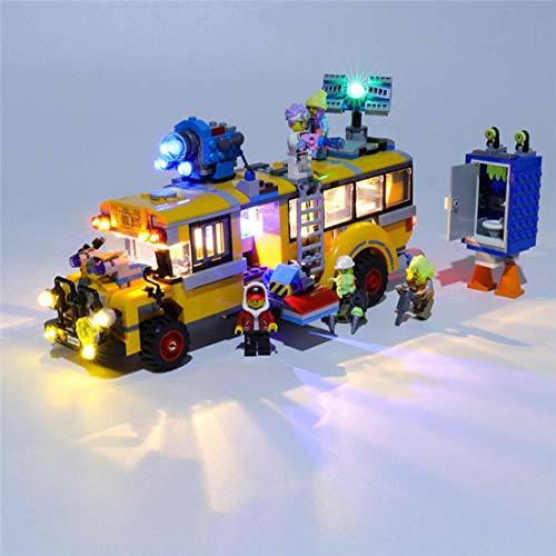 Light Set para Lego Side Hidden Paranormal Intercept Bus 3000 70423, kit de iluminación LED Compatible con 3 modos para LEGO Lado Ocultada Intercepción Paranormal Bus 3000 (modelo LEGO no incluido)